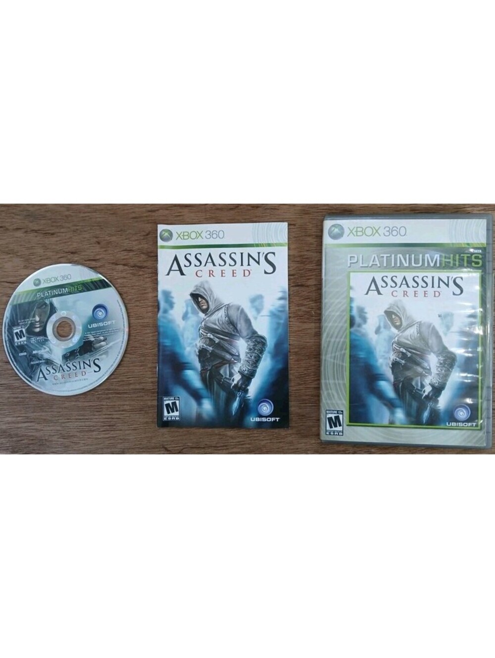ASSASSINS CREED - PLATINUM HITS - MICROSOFT XBOX 360 - Tested - Very Good Cond